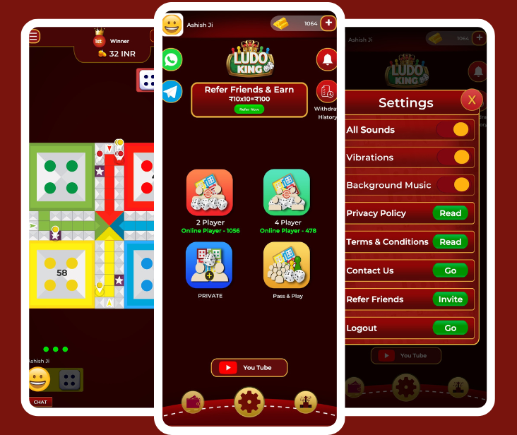 Ludo Game - Download & Play Ludo Game Online & Earn Money